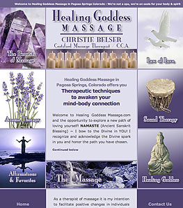 Healing Goddess Website
